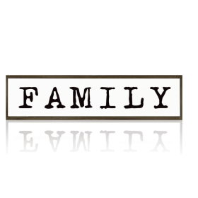 Family Wood Sign for Wall, Rustic Hanging Signs and Plaque, Freestanding Family Signs, Home Decor for Living Room
