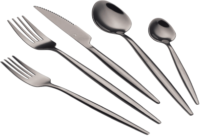 20 Piece Luxury Silverware Set for 4 Black Mirror-Polished 18/10 Stainless Steel Heavy Flatware Set Modern Cutlery Set Knife/Fork/Spoon with Gift